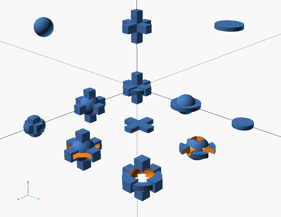 Screenshot of OpenSCAD.