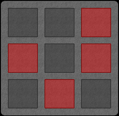 Configuration « Lights Out » (3 x 3)